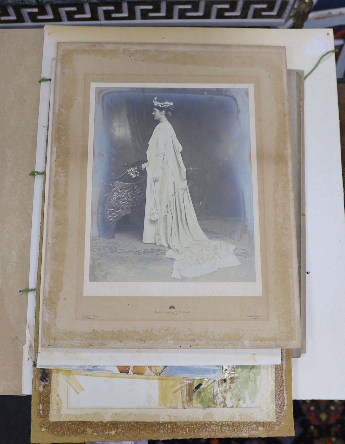 A small portfolio of mixed landscapes, watercolours, still life and a photo